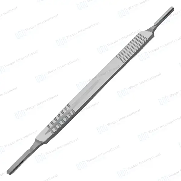 Scalpel Handle #3 & #4 – Double Ended - surgical instruments manufactured by Waqar International, Sialkot - view 5