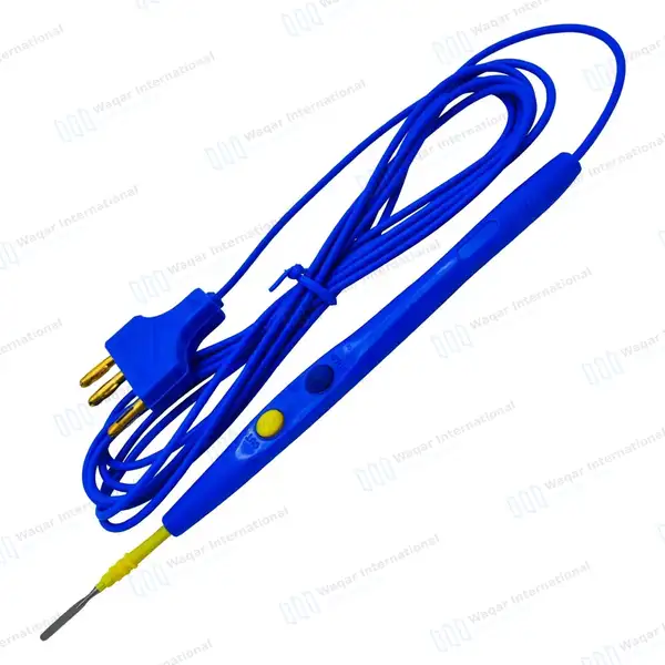 Electrosurgical Pencil 2mm Wide Blade  – Single Use - surgical instruments manufactured by Waqar International, Sialkot - view 5