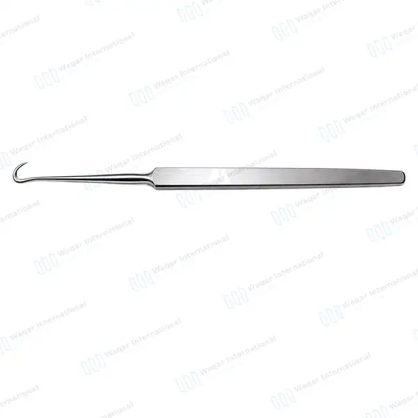 Frazier Dura Hook 5″ (12.7cm) Sharp Point - surgical instruments manufactured by Waqar International, Sialkot - view 6