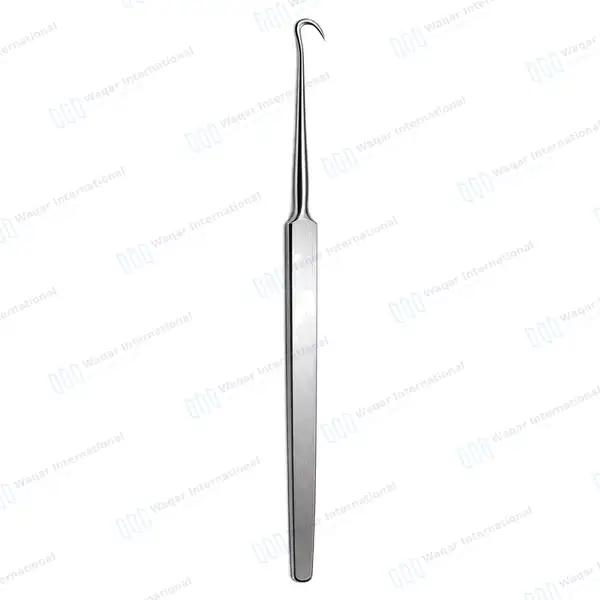 Frazier Dura Hook 5″ (12.7cm) Sharp Point - surgical instruments manufactured by Waqar International, Sialkot - view 7