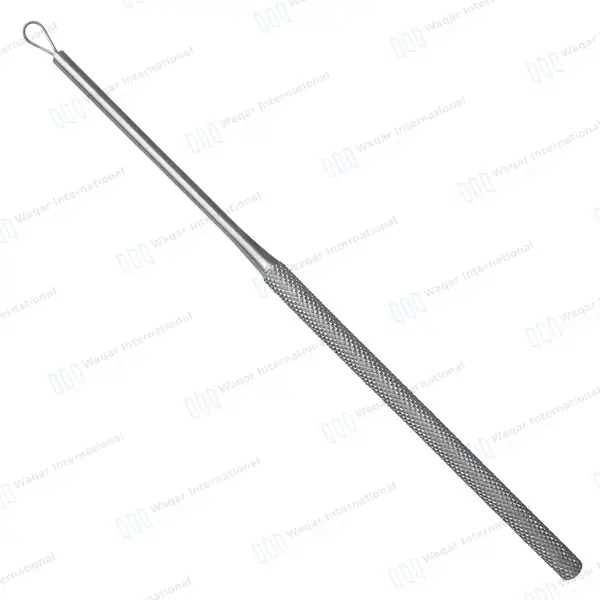 Billeau Ear Loop Curette Size #3 – Large - surgical instruments manufactured by Waqar International, Sialkot - view 5