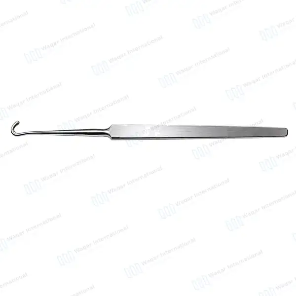 Frazier Dura Hook 5″ (12.7cm) Blunt Point - surgical instruments manufactured by Waqar International, Sialkot - view 6