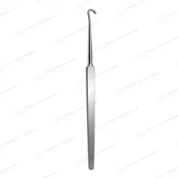 Frazier Dura Hook 5″ (12.7cm) Blunt Point - surgical instruments manufactured by Waqar International, Sialkot - view 7