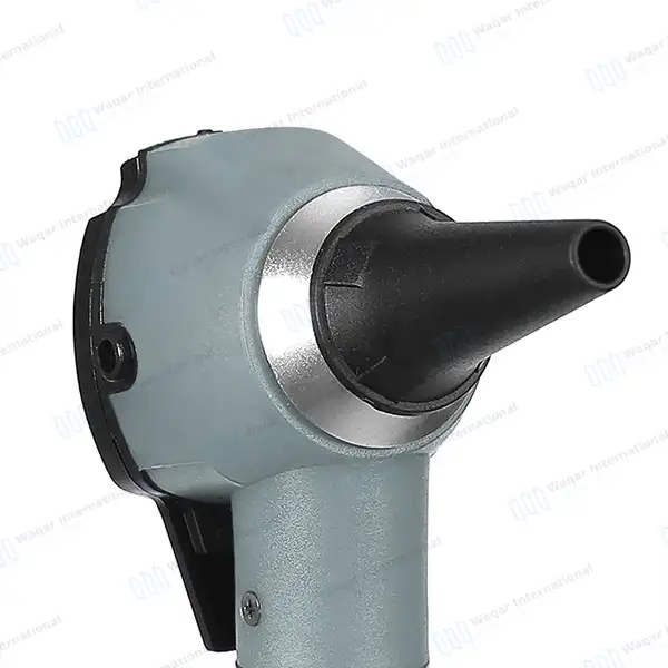 Fiber Optic Mini Otoscope &  Ophthalmoscope ENT Diagnostic Set – Gray - surgical instruments manufactured by Waqar International, Sialkot - view 5