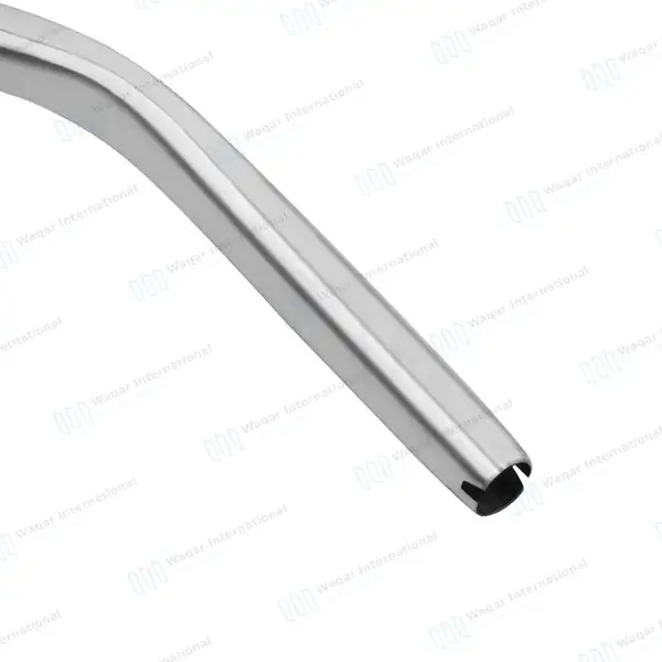Saliva Ejector Suction 6mm Short Handpiece Tip 45 Degree Angled - surgical instruments manufactured by Waqar International, Sialkot - view 5