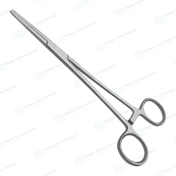 Heaney-Ballentine Hysterectomy Forcep 8.5″ Straight Longitudinal Serrated Single Tooth - surgical instruments manufactured by Waqar International, Sialkot - view 6