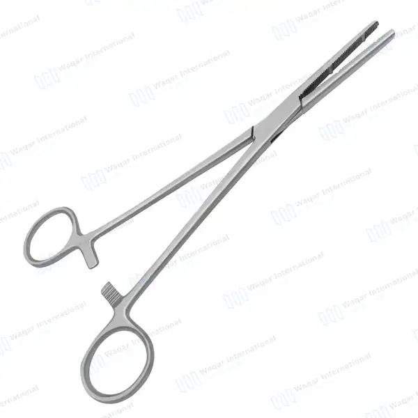 Heaney Hysterectomy Forceps 8.25″ Double Tooth Straight Jaws - surgical instruments manufactured by Waqar International, Sialkot - view 5