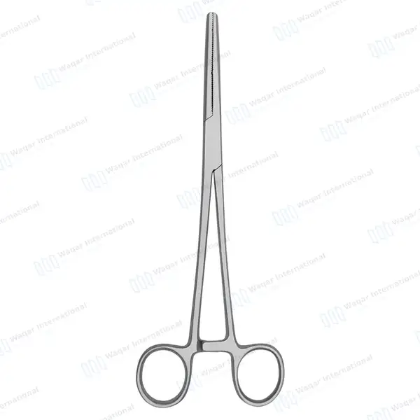 Heaney Hysterectomy Forceps 8.25″ Double Tooth Straight Jaws - surgical instruments manufactured by Waqar International, Sialkot - view 7