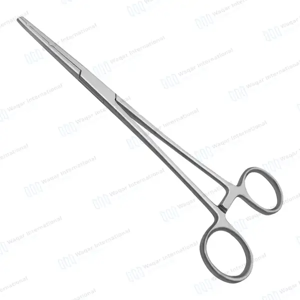 Heaney-Ballentine Hysterectomy Forcep 8.5″ Straight Longitudinal Serrated Double Tooth - surgical instruments manufactured by Waqar International, Sialkot - view 6