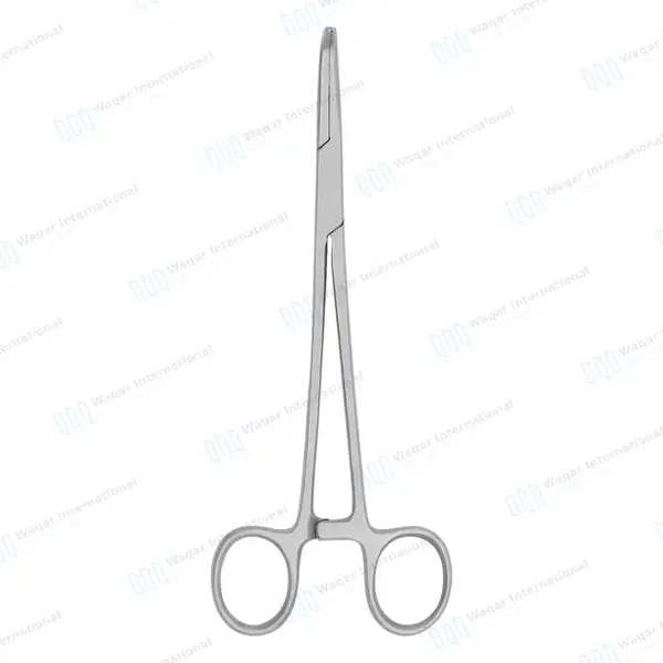 Mixter Forceps 7.25″ (18.4cm) Fully Curved Serrated Jaws - surgical instruments manufactured by Waqar International, Sialkot - view 6