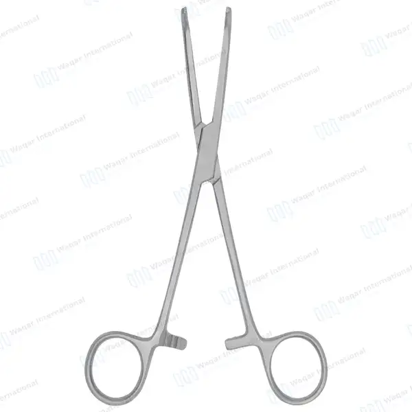 Mixter Forceps 11″ (27.9cm) Right Angled Longitudinal Serration Jaws - surgical instruments manufactured by Waqar International, Sialkot - view 7