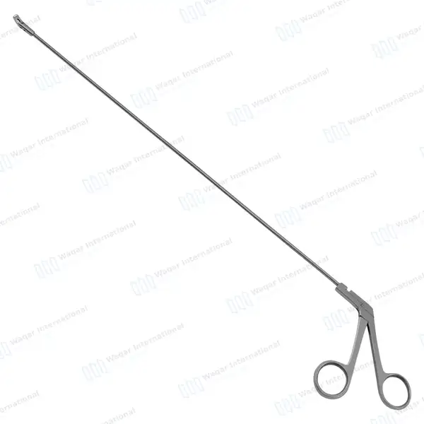 Jackson Endoscopic Forceps 24″ Angled Cup Jaw 4mm Bite - surgical instruments manufactured by Waqar International, Sialkot - view 2