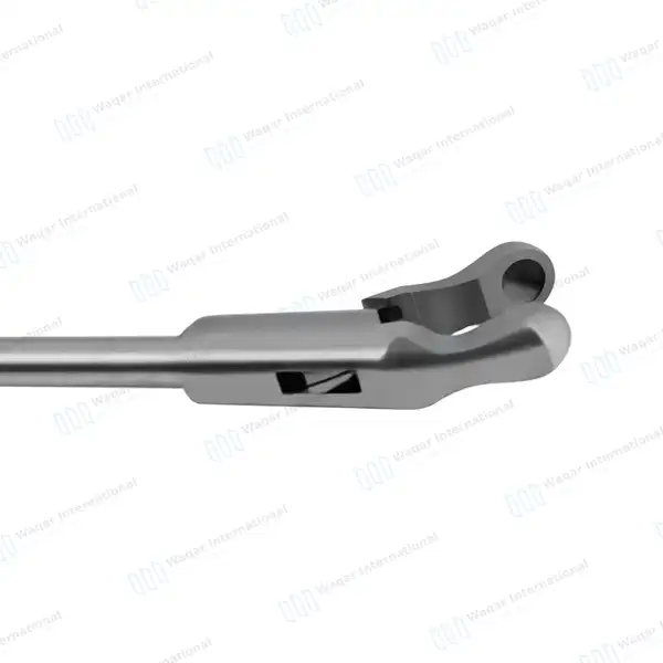 Jackson Endoscopic Forceps 24″ Angled Cup Jaw 4mm Bite - surgical instruments manufactured by Waqar International, Sialkot - view 5