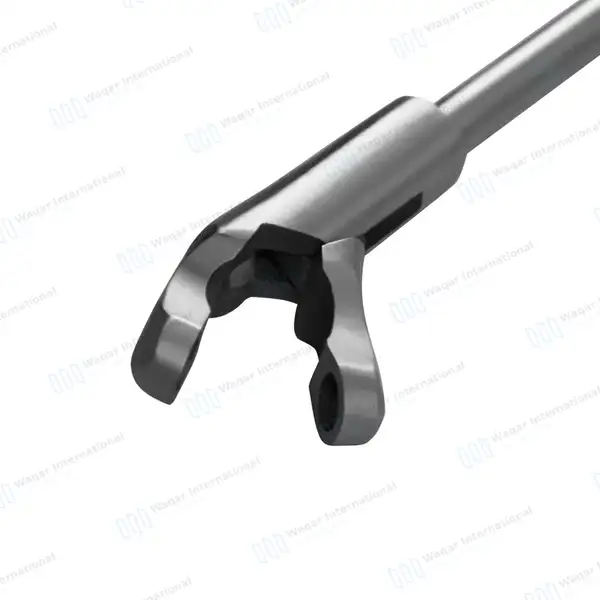Jackson Endoscopic Forceps 24″ Angled Cup Jaw 4mm Bite - surgical instruments manufactured by Waqar International, Sialkot - view 6