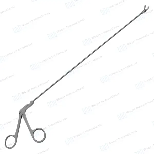 Jackson Endoscopic Forceps 24″ Angled Cup Jaw 4mm Bite - surgical instruments manufactured by Waqar International, Sialkot - view 7