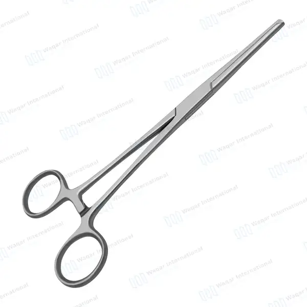 Rochester-Ochsner Forceps 5.5″ Straight 1×2 Teeth Serrated Jaws - surgical instruments manufactured by Waqar International, Sialkot - view 6