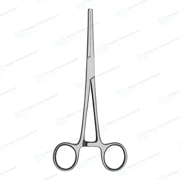 Rochester-Ochsner Forceps 5.5″ Straight 1×2 Teeth Serrated Jaws - surgical instruments manufactured by Waqar International, Sialkot - view 7