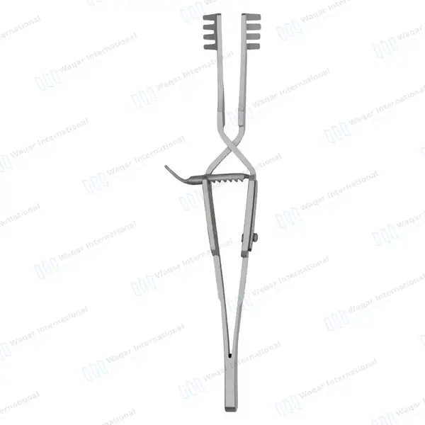 Automatic Skin Retractor 4″ Blunt 4×4 Prongs - surgical instruments manufactured by Waqar International, Sialkot - view 7