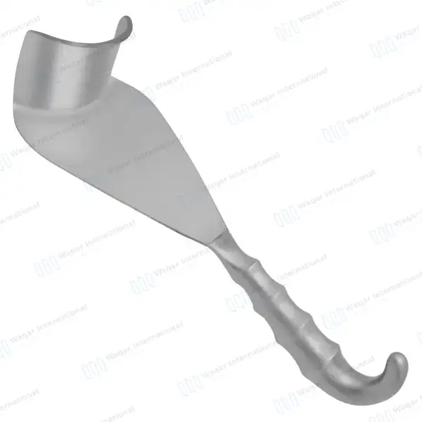 DeLee Universal Retractor 9.5″ Blade 2.75″ x 2″ Hollow Grip Handle - surgical instruments manufactured by Waqar International, Sialkot - view 2