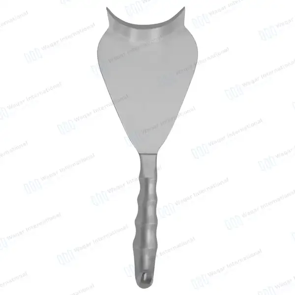 DeLee Universal Retractor 9.5″ Blade 2.75″ x 2″ Hollow Grip Handle - surgical instruments manufactured by Waqar International, Sialkot - view 6