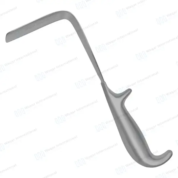 Doyen Vaginal Retractor 9″ Medium Blade 2 1/8″ x  3″ - surgical instruments manufactured by Waqar International, Sialkot - view 5