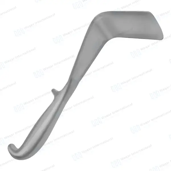 Doyen Vaginal Retractor 9″ Medium Blade 2 1/8″ x  3″ - surgical instruments manufactured by Waqar International, Sialkot - view 6