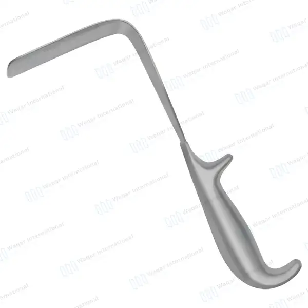 Doyen Vaginal Retractor 9″ Large Blade 2 1/4″ x  3 1/2″ - surgical instruments manufactured by Waqar International, Sialkot - view 5