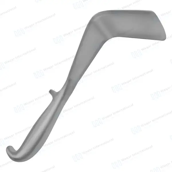 Doyen Vaginal Retractor 9″ Large Blade 2 1/4″ x  3 1/2″ - surgical instruments manufactured by Waqar International, Sialkot - view 6