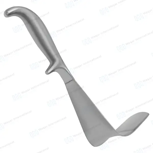 Doyen Vaginal Retractor 9″ Large Blade 2 1/4″ x  3 1/2″ - surgical instruments manufactured by Waqar International, Sialkot - view 7