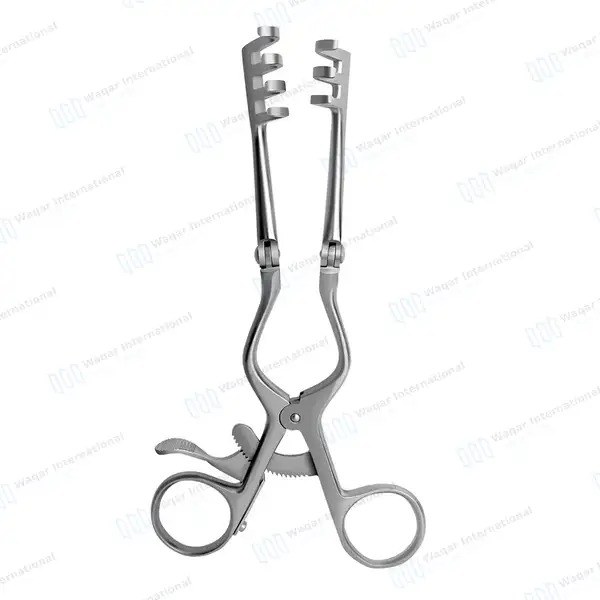 Beckman Weitlaner Retractor 9″ 3×4 Blunt Prong Hinged Blade - surgical instruments manufactured by Waqar International, Sialkot - view 10
