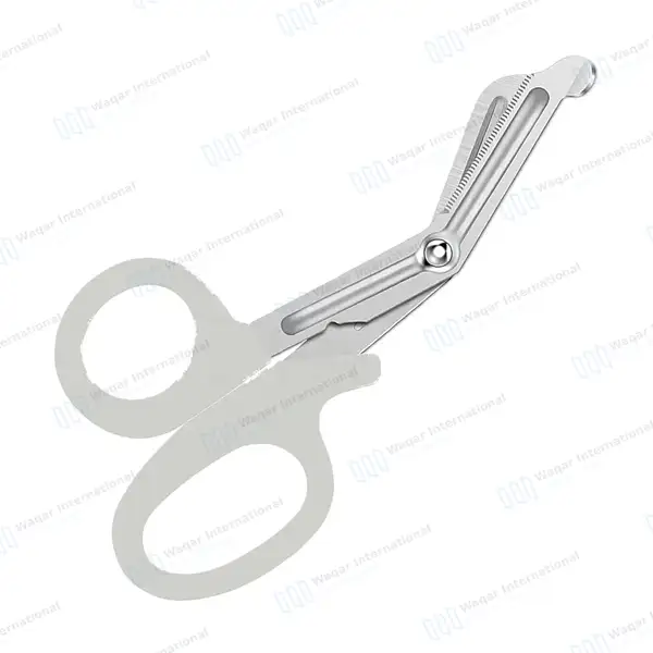EMT Trauma Shears 5.5″ Blunt Tip Sand Color Handle - surgical instruments manufactured by Waqar International, Sialkot - view 5