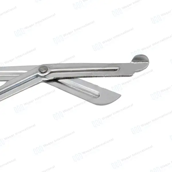 EMT Trauma Shears 7.25″ Blunt Tip Olive Handle - surgical instruments manufactured by Waqar International, Sialkot - view 2