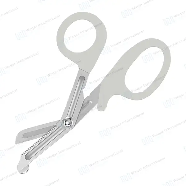 EMT Trauma Shears 7.25″ Blunt Tip Sand Color Handle - surgical instruments manufactured by Waqar International, Sialkot - view 7