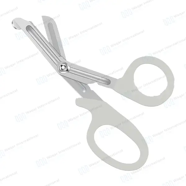 EMT Trauma Shears 7.25″ Blunt Tip Sand Color Handle - surgical instruments manufactured by Waqar International, Sialkot - view 8