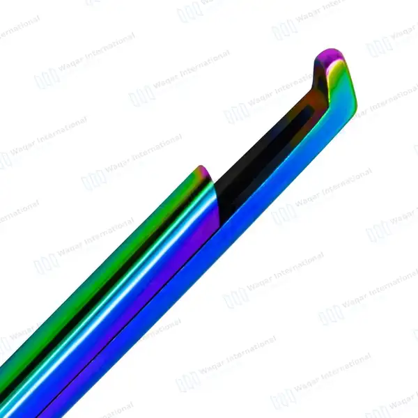 Rainbow Kerrison Rongeur 7″ Shaft 40° Up Thin Footplate 2mm Bite - surgical instruments manufactured by Waqar International, Sialkot - view 2
