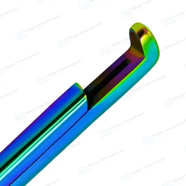 Rainbow Kerrison Rongeur 7″ Shaft 40° Up Thin Footplate 4mm Bite - surgical instruments manufactured by Waqar International, Sialkot - view 2
