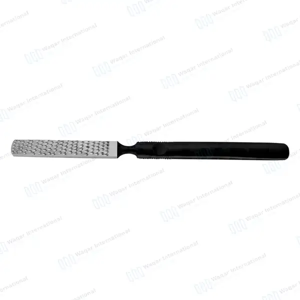 Foot File and Rasp 7″ Double Sided Callus Remover Black Handle - surgical instruments manufactured by Waqar International, Sialkot - view 6