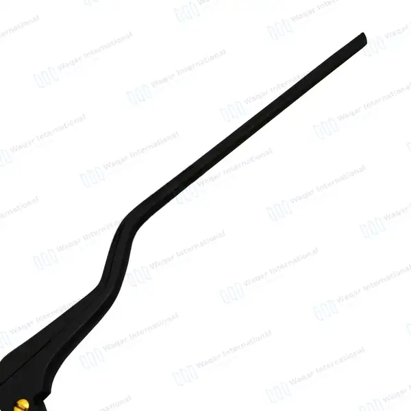 Bayonet Kerrison Rongeur 8″ (20.3cm) Black 45° Up 2mm Bite - surgical instruments manufactured by Waqar International, Sialkot - view 5