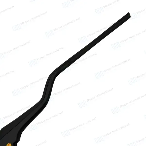 Bayonet Kerrison Rongeur 8″ (20.3cm) Black 45° Up 3mm Bite - surgical instruments manufactured by Waqar International, Sialkot - view 5