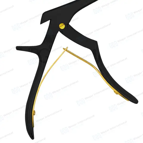 Kerrison Rongeur Black 7″ Shaft 90 Degree Up 2mm Bite - surgical instruments manufactured by Waqar International, Sialkot - view 6