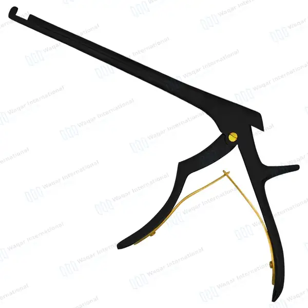 Kerrison Rongeur Black 7″ Shaft 90 Degree Up 5mm Bite - surgical instruments manufactured by Waqar International, Sialkot - view 7