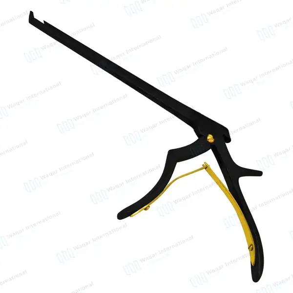 Kerrison Rongeur Black 7″ Shaft 45 Degree Up 1mm Bite - surgical instruments manufactured by Waqar International, Sialkot - view 7