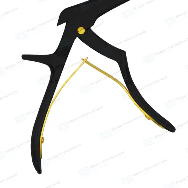 Kerrison Rongeur Black 7″ Shaft 45 Degree Up 2mm Bite - surgical instruments manufactured by Waqar International, Sialkot - view 6