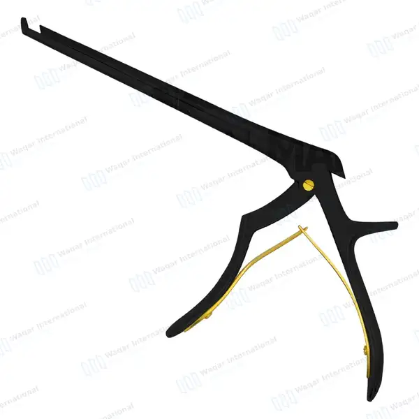 Kerrison Rongeur Black 7″ Shaft 45 Degree Up 2mm Bite - surgical instruments manufactured by Waqar International, Sialkot - view 7