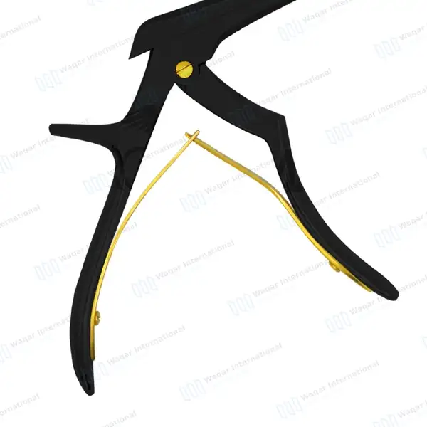 Kerrison Rongeur Black 7″ Shaft 45 Degree Up 3mm Bite - surgical instruments manufactured by Waqar International, Sialkot - view 6