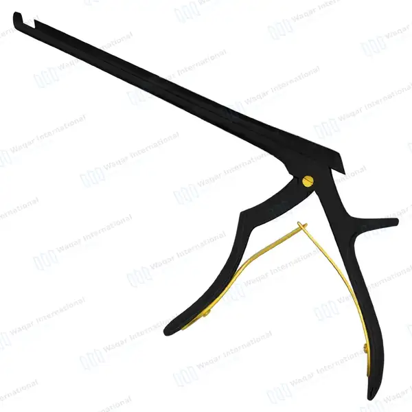 Kerrison Rongeur Black 7″ Shaft 45 Degree Up 5mm Bite - surgical instruments manufactured by Waqar International, Sialkot - view 7