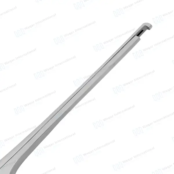 Kerrison Rongeur 7″ Shaft 90° Down Thin Footplate 4mm Bite – Gold - surgical instruments manufactured by Waqar International, Sialkot - view 2