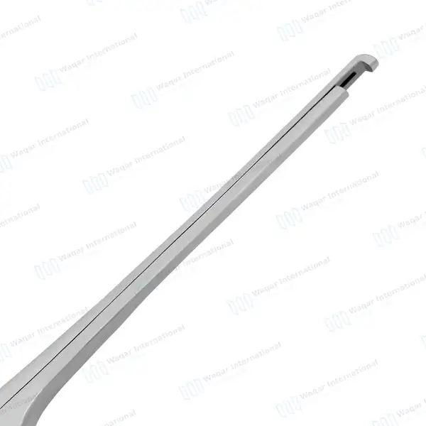 Kerrison Rongeur 7″ Shaft 90° Down Thin Footplate 5mm Bite – Gold - surgical instruments manufactured by Waqar International, Sialkot - view 2