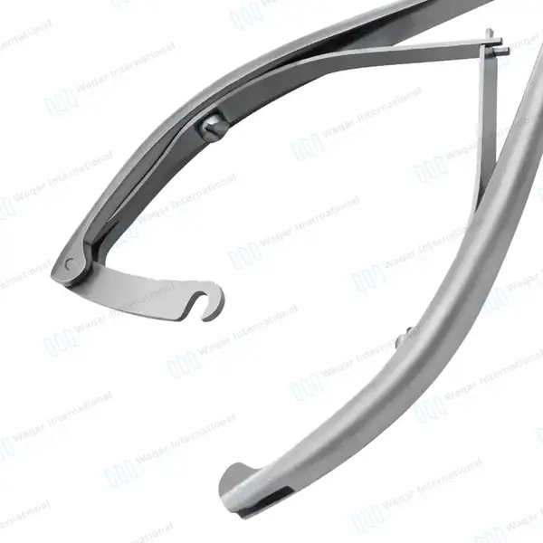 Cuticle Nipper 4.5″ Double Spring with Back Safety Lock - surgical instruments manufactured by Waqar International, Sialkot - view 6