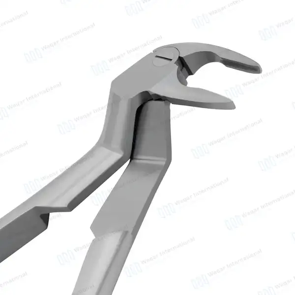 Micro Extracting Forceps #133L Left Angled Tapered Tips - surgical instruments manufactured by Waqar International, Sialkot - view 2